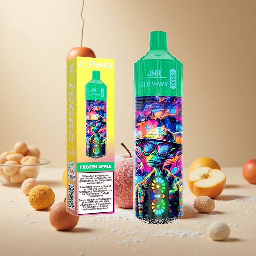 Frozen Apple JNR Alien Max 18000 Puffs with Dual Mesh Coil wholesale vapes Ireland