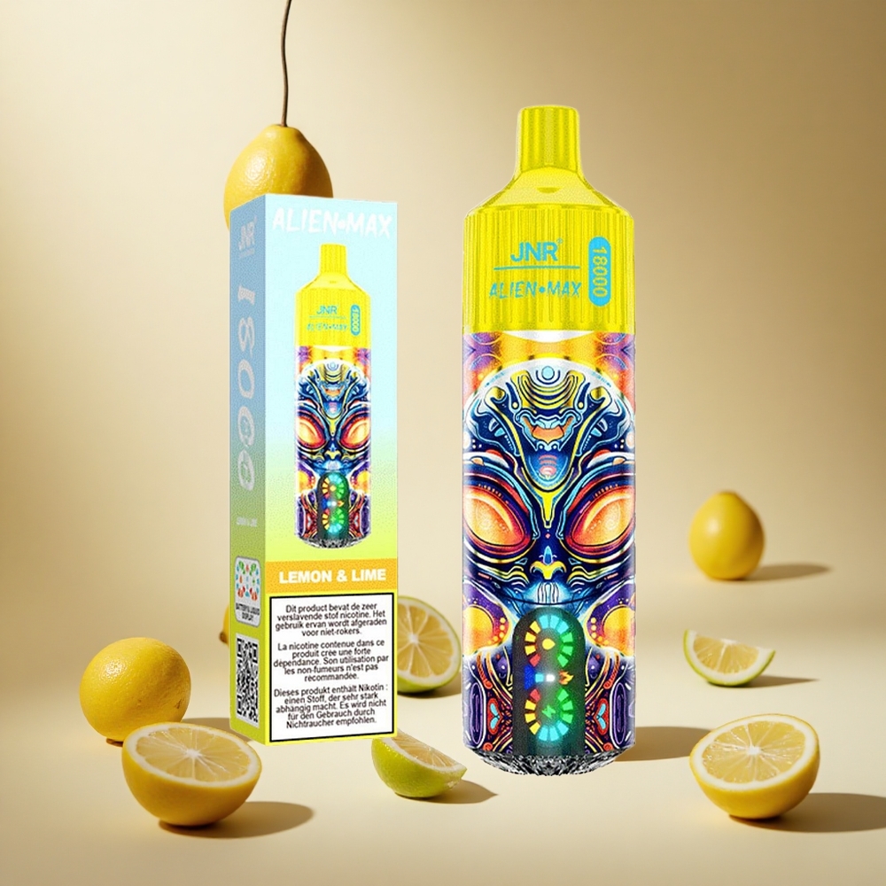 Lemon & Lime JNR Alien Max 18000 Puffs with Dual Mesh Coil wholesale vapes Ireland