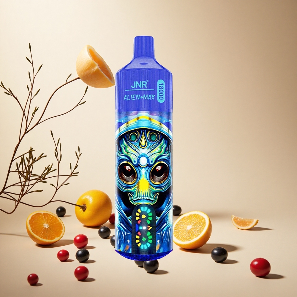 Mixed Berries JNR Alien Max 18000 Puffs Dual Mesh Coil wholesale vapes Ireland Type-C Quick Charge