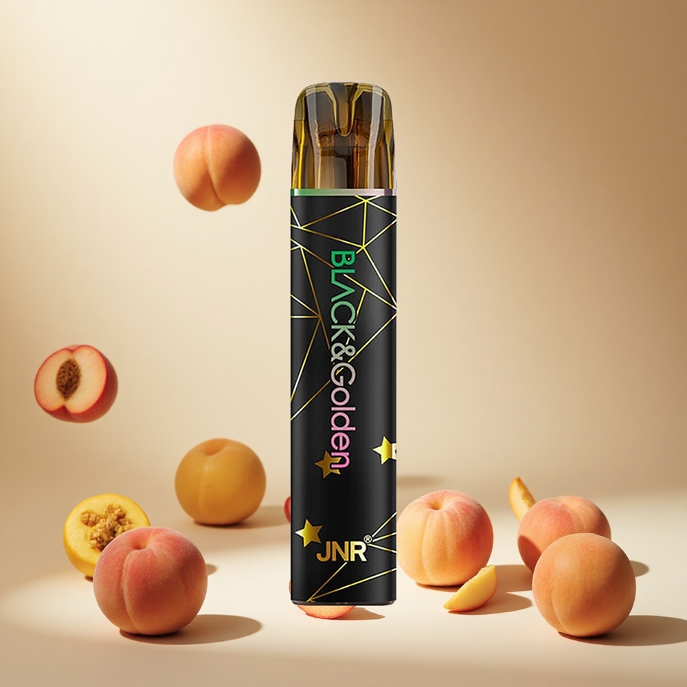 Peach JNR Black&Golden 800 Puffs wholesale vapes Ireland Disposable Vape