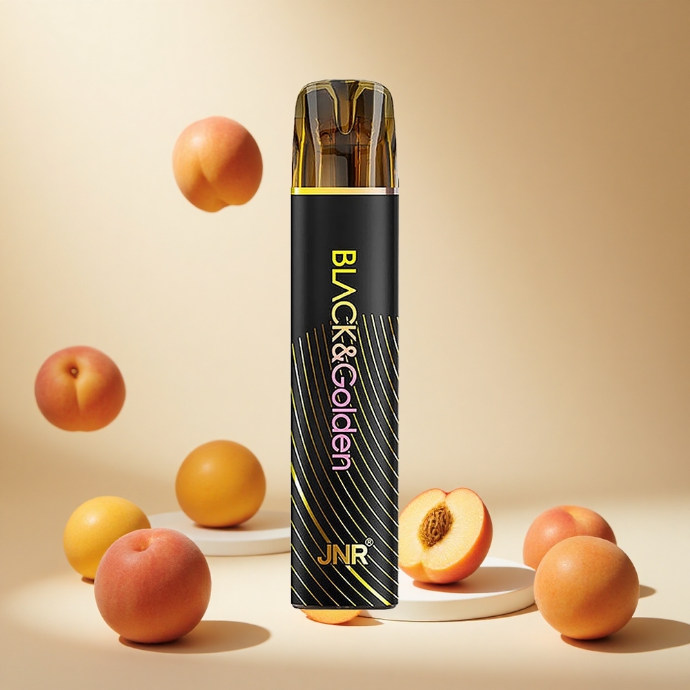 Peach Mango JNR Black&Golden 800 Puffs wholesale vapes Ireland Disposable Vape 550mAh