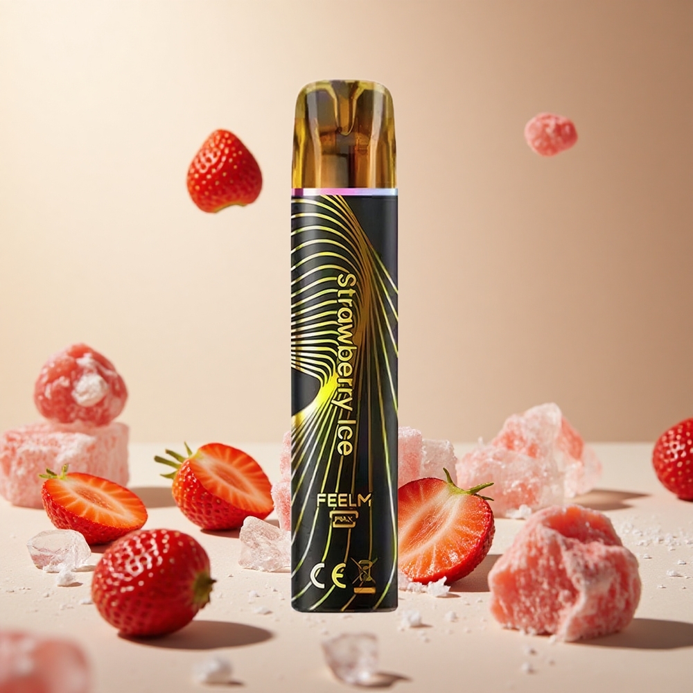 Strawberry Ice JNR Black&Golden 800 Puffs wholesale vapes Ireland Disposable Vape