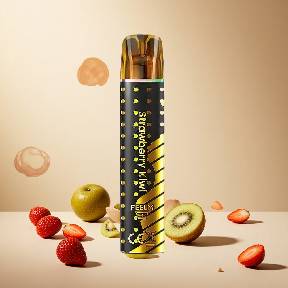 Strawberry Kiwi JNR Black&Golden 800 Puffs wholesale vapes Ireland TPD Certified