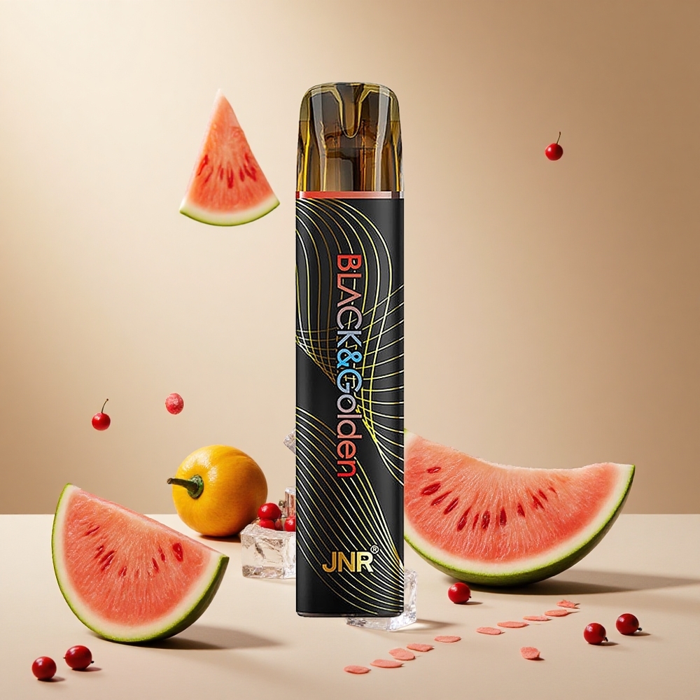 Watermelon Ice JNR Black&Golden 800 Puffs wholesale vapes Ireland Disposable Vape