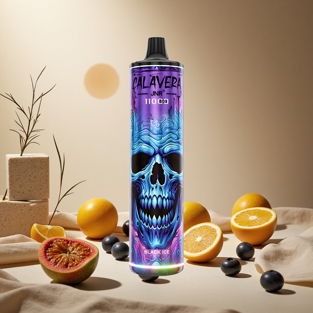 Black Ice JNR Calavera 11000 Puffs wholesale vapes Ireland Type-C Charging