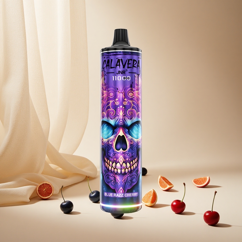 Blue Razz Cherry JNR Calavera 11000 Puffs Disposable Vape wholesale vapes Ireland Type-C 21ml
