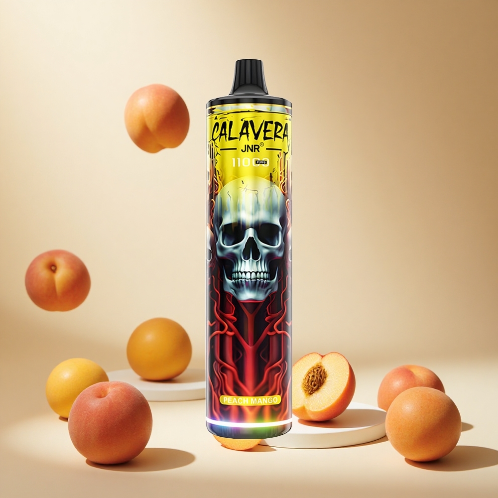 Peach Mango JNR Calavera 11000 Puffs wholesale vapes Ireland Type-C Charging