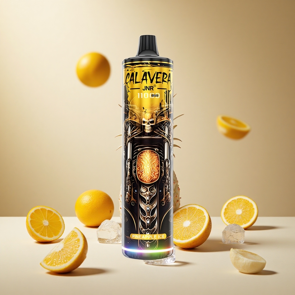 Pineapple Ice JNR Calavera 11000 Puffs wholesale vapes Ireland Type-C Charging