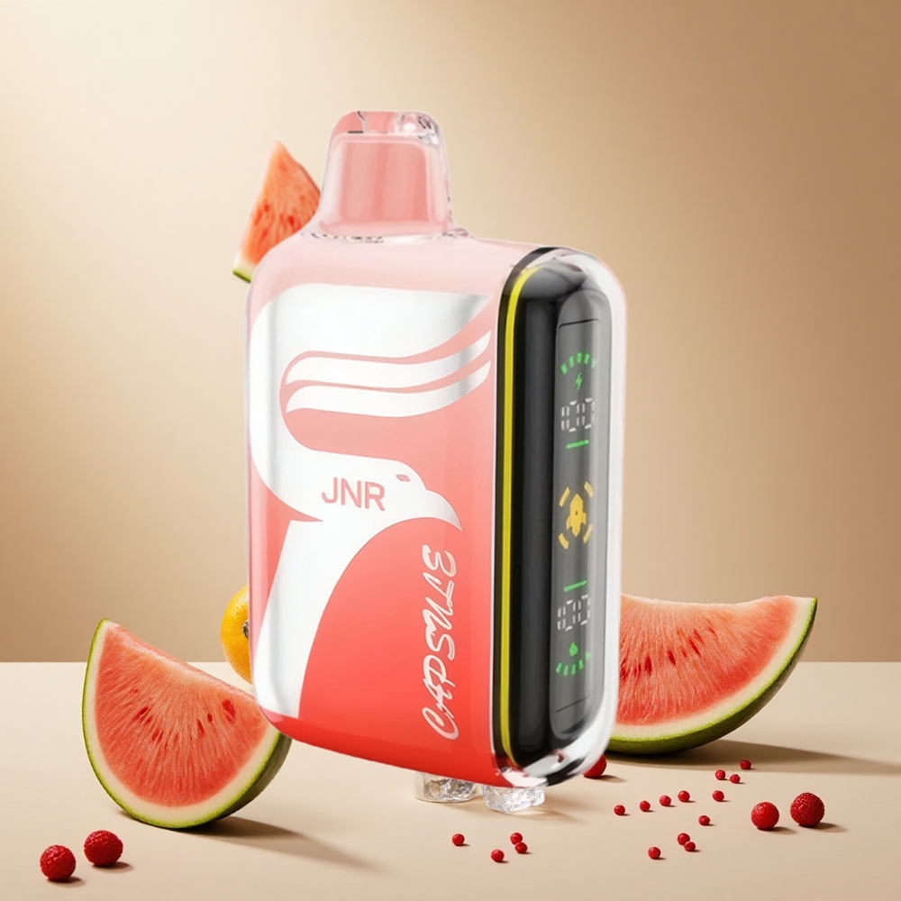 Watermelon Brazz Ice JNR Capsule 15000 Puffs wholesale vapes Ireland with Dual Mesh Coil
