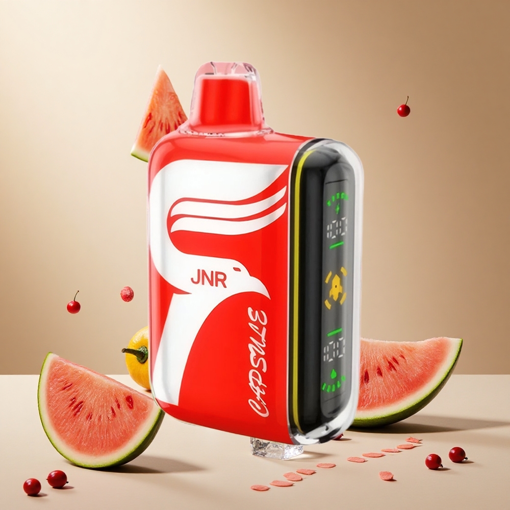 Watermelon Ice JNR Capsule 15000 Puffs wholesale vapes Ireland Dual Mesh Coil