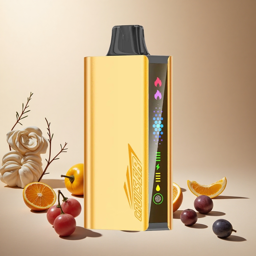 Grape Ice JNR Cruiser 12000 Puffs No-Charge Disposable Vape wholesale vapes Ireland with Animation Screen Display