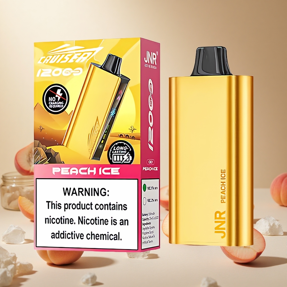 Peach Ice JNR Cruiser 12000 Puffs wholesale vapes Ireland No-Charge Disposable Vape