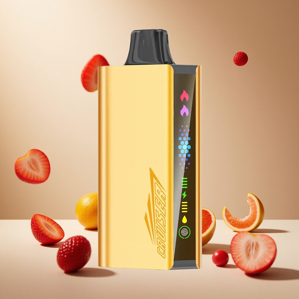 Strawberry JNR Cruiser 12000 Puffs wholesale vapes Ireland No-Charge Disposable Vape