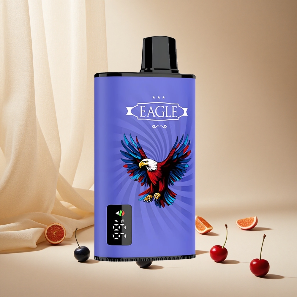 Blue Razz Cherry JNR EAGLE Smart 23000 Puffs wholesale vapes Ireland Digital Screen Adjustable Airflow