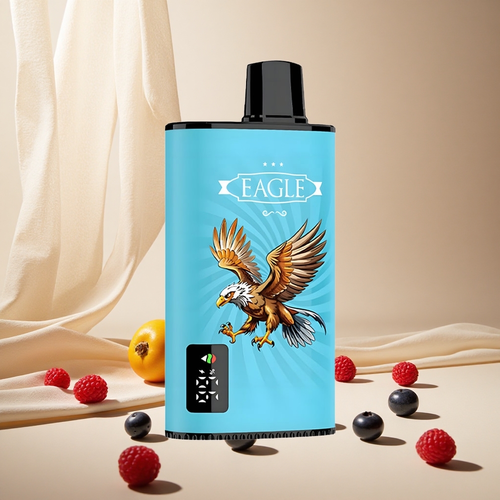 Blueberry Sour Raspberry JNR EAGLE Smart 23000 Puffs wholesale vapes Ireland Digital Screen Adjustable Airflow