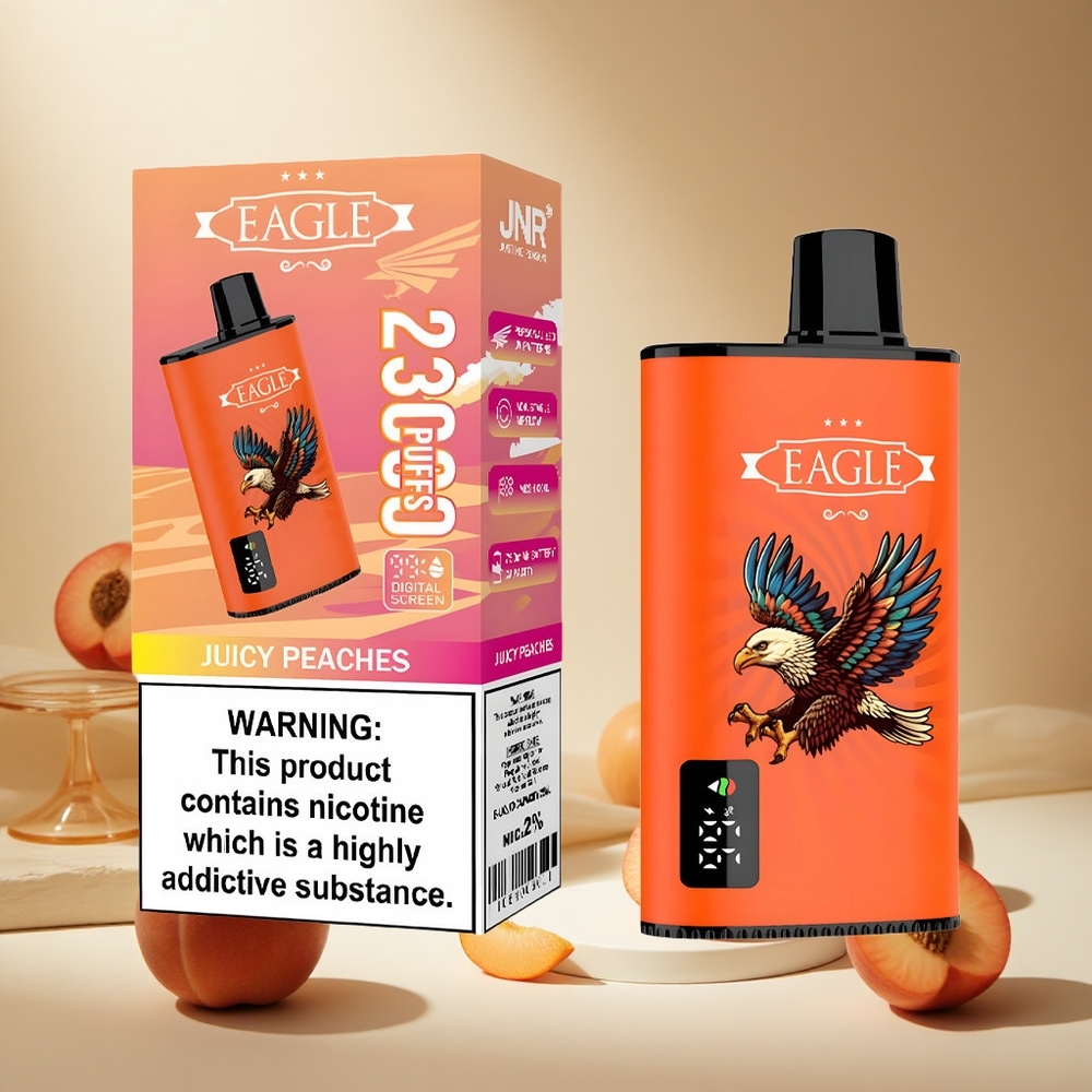 Juicy Peaches JNR EAGLE Smart 23000 Puffs with Digital Screen wholesale vapes Ireland