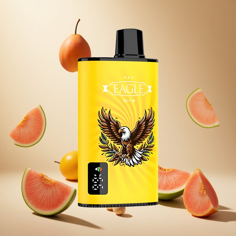 Peach Mango Watermelon JNR EAGLE Smart 23000 Puffs wholesale vapes Ireland Digital Screen Adjustable Airflow