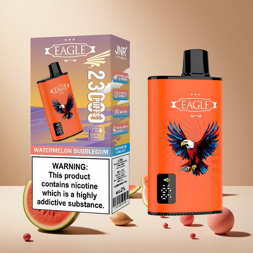 Watermelon Bubblegum JNR EAGLE Smart 23000 Puffs wholesale vapes Ireland with Digital Screen