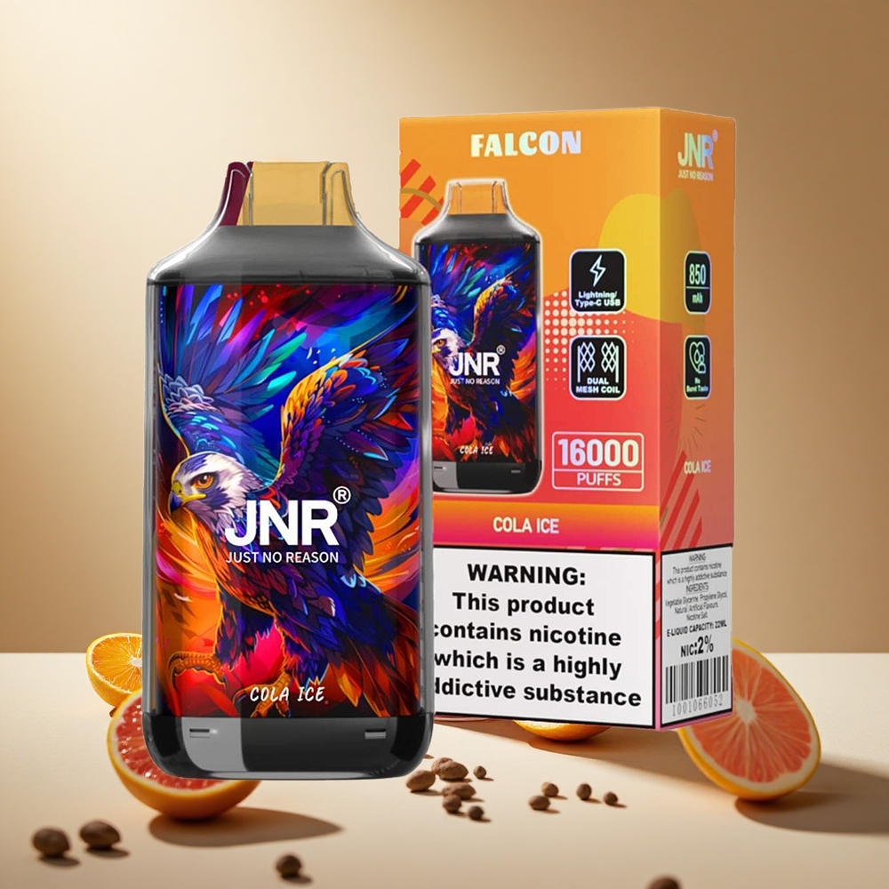 Cola Ice JNR Falcon 16000 Puffs 22ml Dual Mesh Coil wholesale vapes Ireland