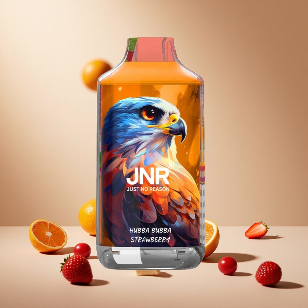 Hubba Bubba Strawberry JNR Falcon 16000 Puffs Dual Mesh Coil wholesale vapes Ireland