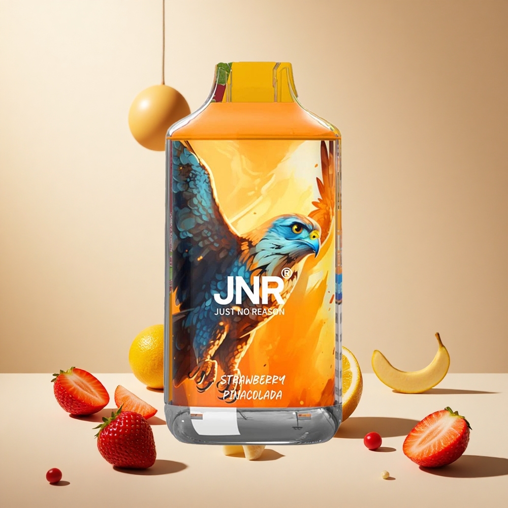 Strawberry Pina Colada JNR Falcon 16000 Puffs Wholesale Vapes Ireland Dual Mesh Coil