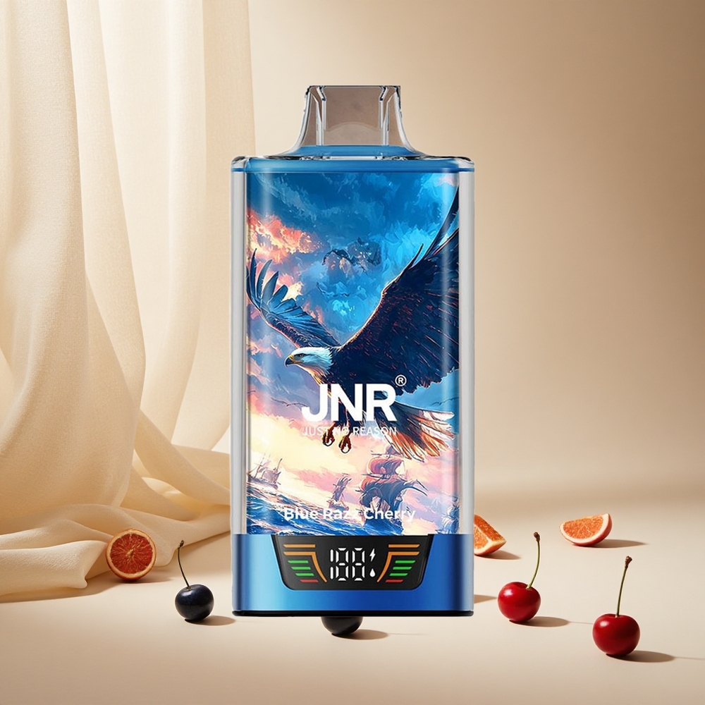 Blue Razz Cherry JNR Falcon Pro 28000 Puffs wholesale vapes Ireland with Smart Display