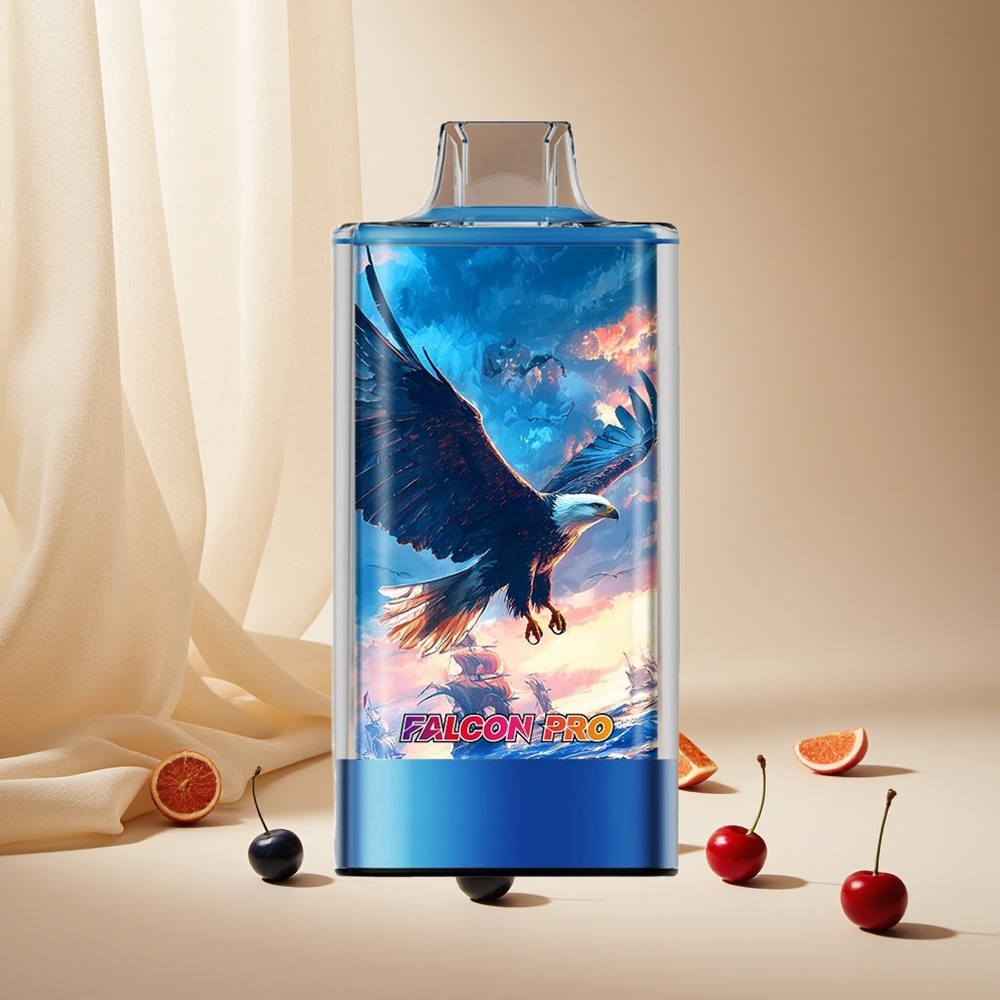 Blue Razz Cherry JNR Falcon Pro 28000 Puffs wholesale vapes Ireland with Smart Display