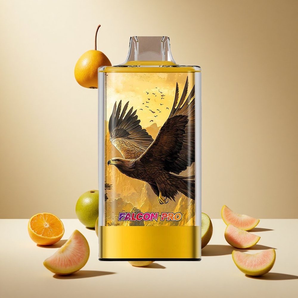 Kiwi Passion Guava JNR Falcon Pro 28000 Puffs wholesale vapes Ireland USB Type-C Charging