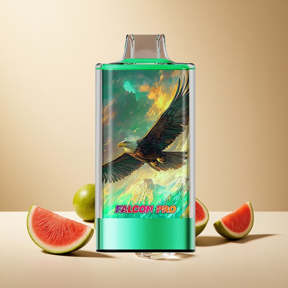 Kiwi Watermelon Ice JNR Falcon Pro 28000 wholesale vapes Ireland with Smart Display