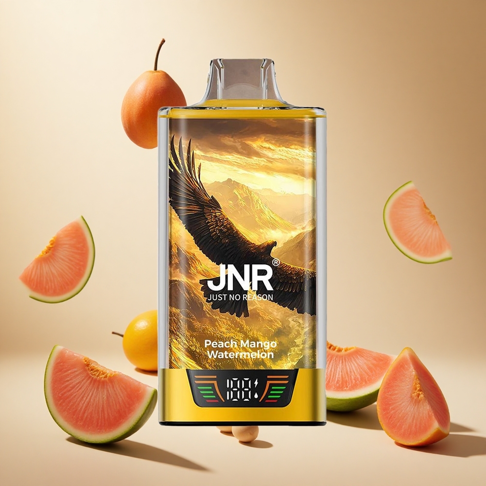 Peach Mango Watermelon JNR Falcon Pro 28000 wholesale vapes Ireland Dual Mesh Coil