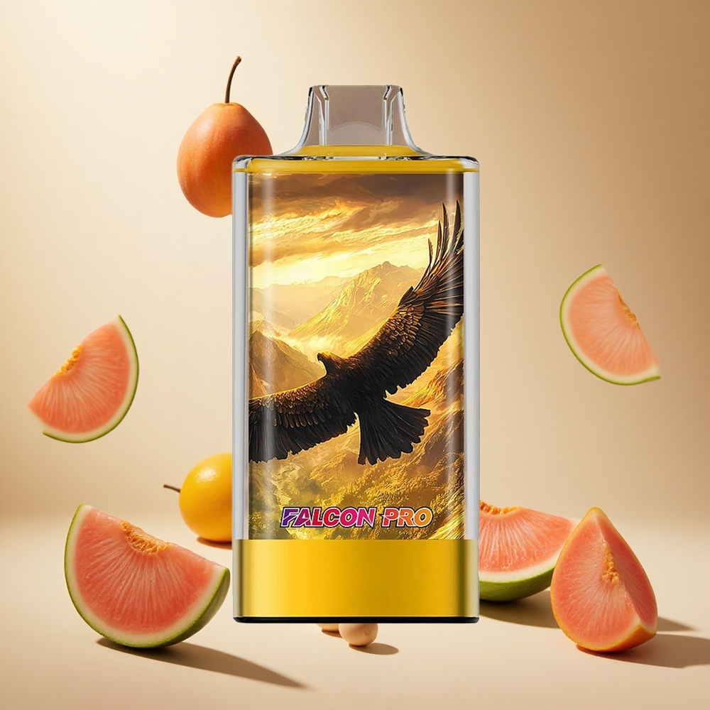 Peach Mango Watermelon JNR Falcon Pro 28000 wholesale vapes Ireland Dual Mesh Coil