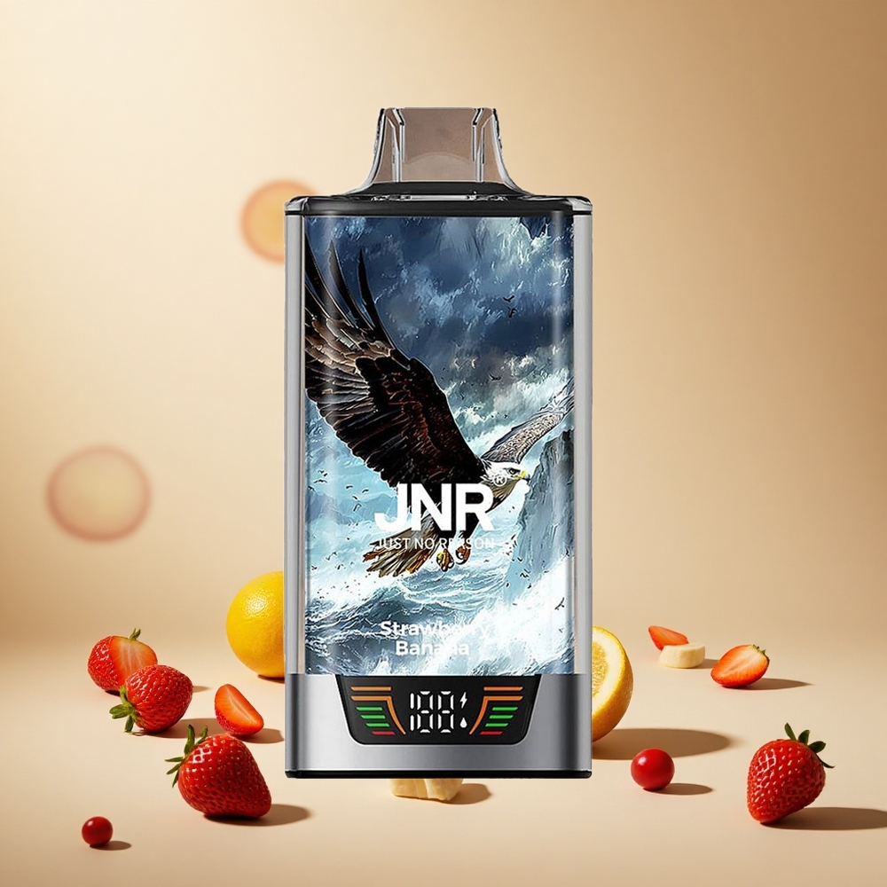 Strawberry Banana JNR Falcon Pro 28000 Puffs wholesale vapes Ireland Dual Mesh Coil