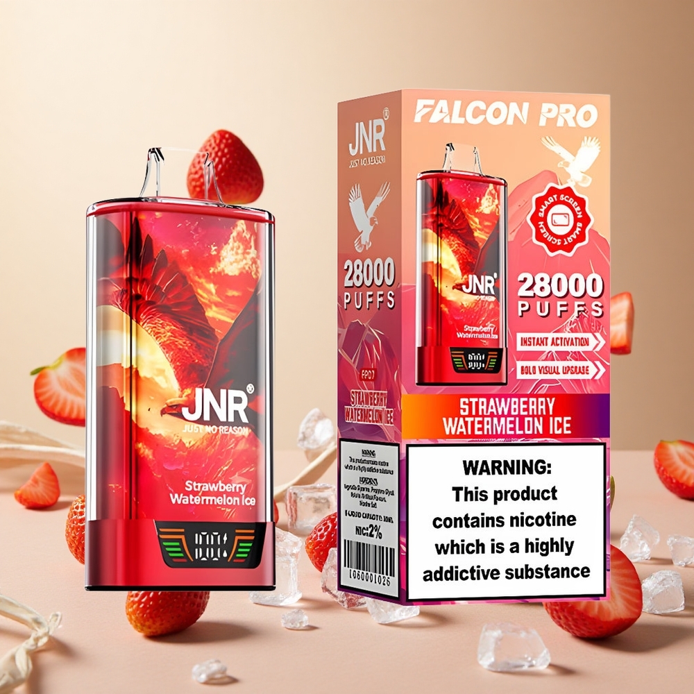 Strawberry Watermelon Ice JNR Falcon Pro 28000 Puffs wholesale vapes Ireland 30ml Pre-Filled
