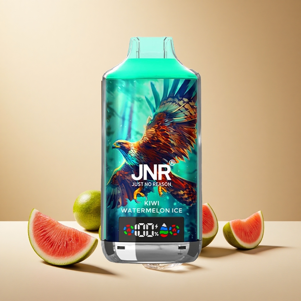 Kiwi Watermelon Ice JNR Falcon X 18000 Puffs wholesale vapes Ireland Dual Mesh Coil