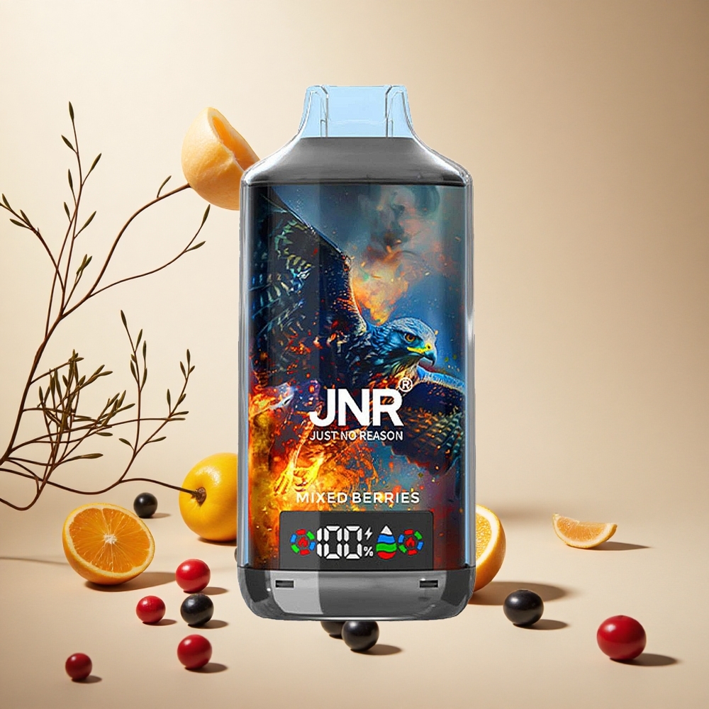Mixed Berries JNR Falcon X 18000 Puffs 24ml wholesale vapes Ireland Dual Mesh Coil