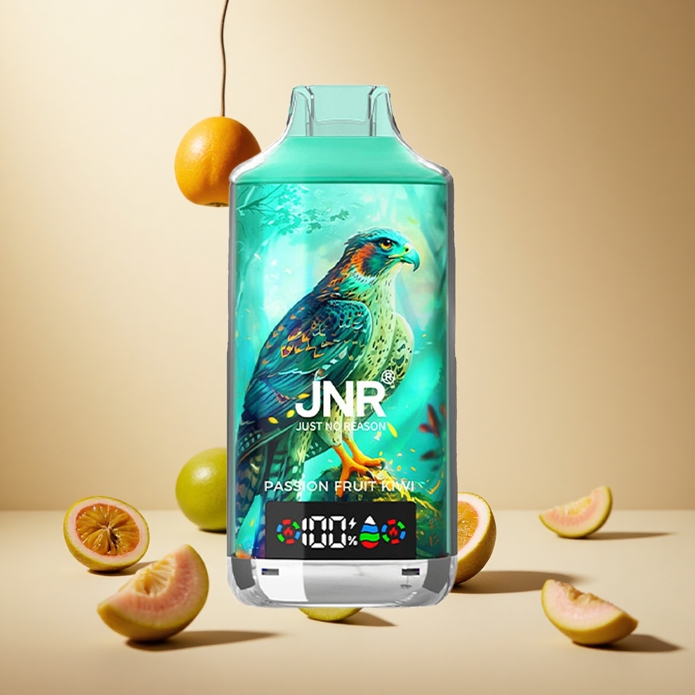 Passion Fruit Kiwi JNR Falcon X 18000 Puffs Dual Mesh Coil wholesale vapes Ireland