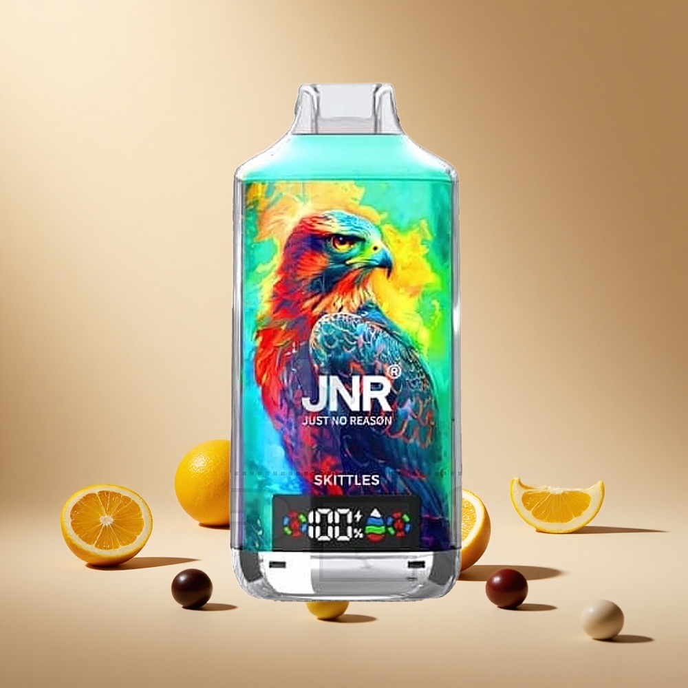 Skittles JNR Falcon X 18000 Puffs Dual Mesh Coil wholesale vapes Ireland Type-C Quick Charge