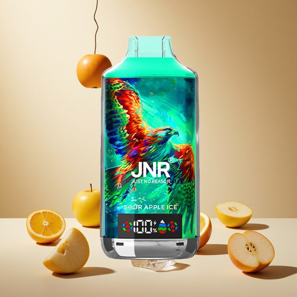 Sour Apple Ice JNR Falcon X 18000 Puffs Dual Mesh Coil wholesale vapes Ireland