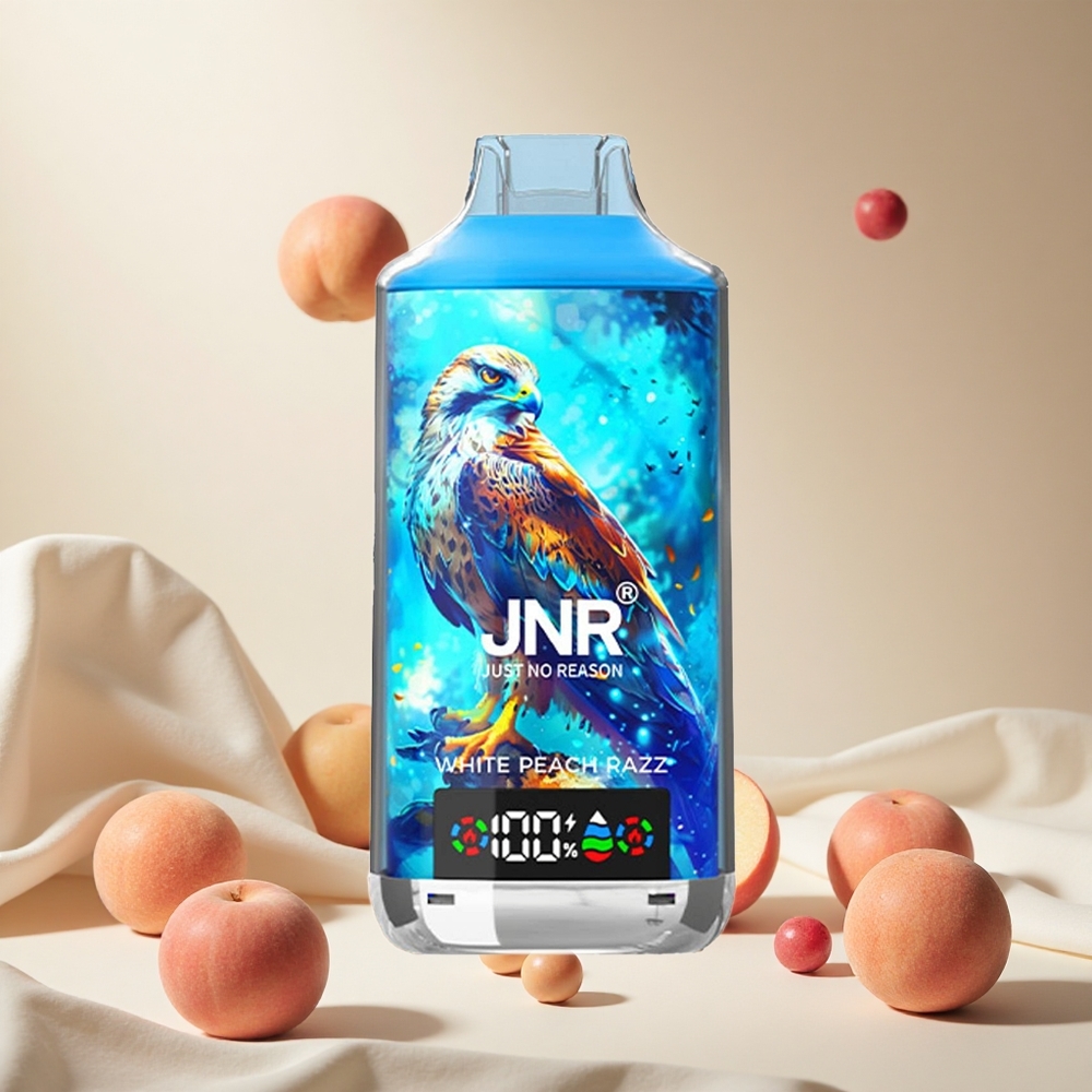 White Peach Razz JNR Falcon X 18000 Puffs 24ml wholesale vapes Ireland Dual Mesh Coil