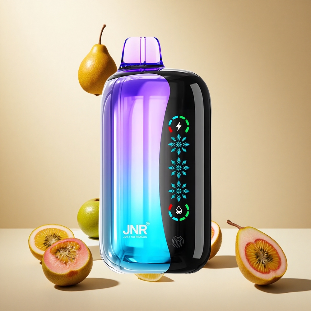 Kiwi Passion Fruit Guava JNR Flex Ice 21000 Puffs wholesale vapes Ireland Touch Screen