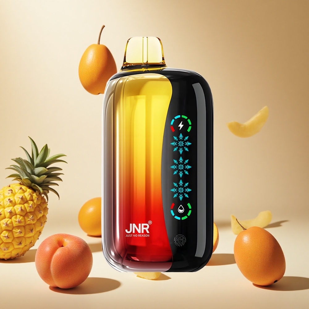 Peach Mango Pineapple JNR Flex Ice 21000 Puffs wholesale vapes Ireland Touch Screen Type-C