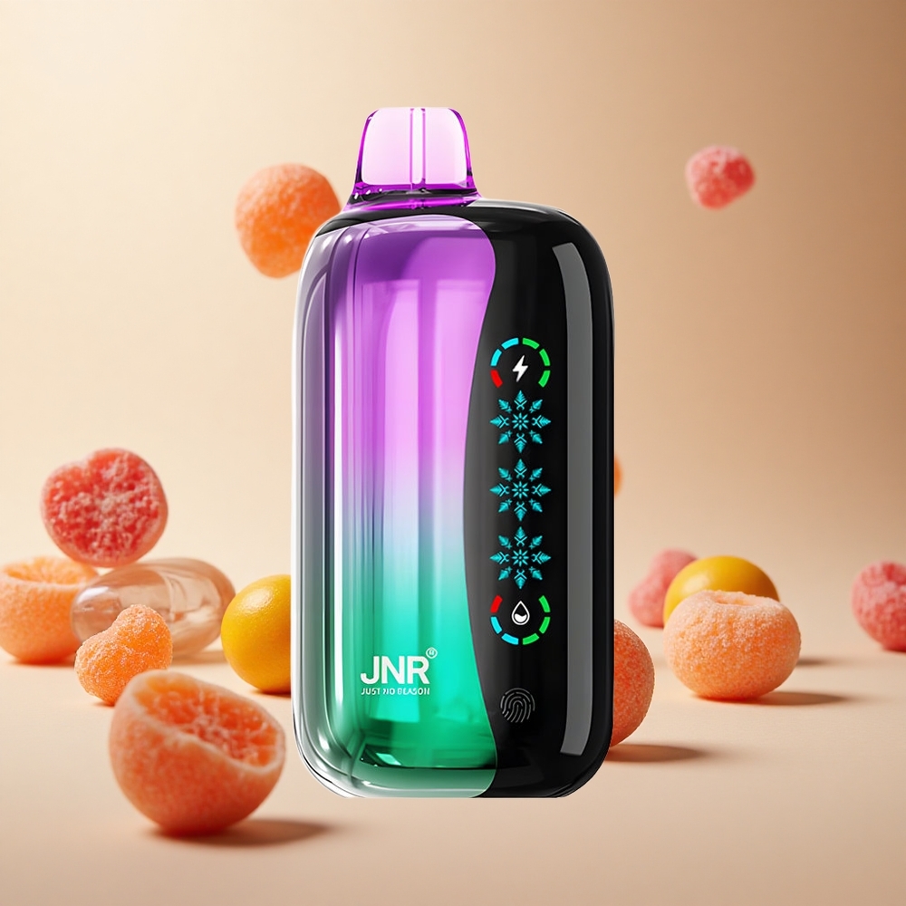 Sour Cherry Gummies JNR Flex Ice 21000 Puffs wholesale vapes Ireland Adjustable Ice Touch Screen