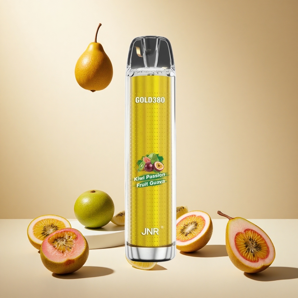Kiwi Passion Fruit Guava JNR Gold380 6000 Puffs Disposable Vape 13ml wholesale vapes Ireland