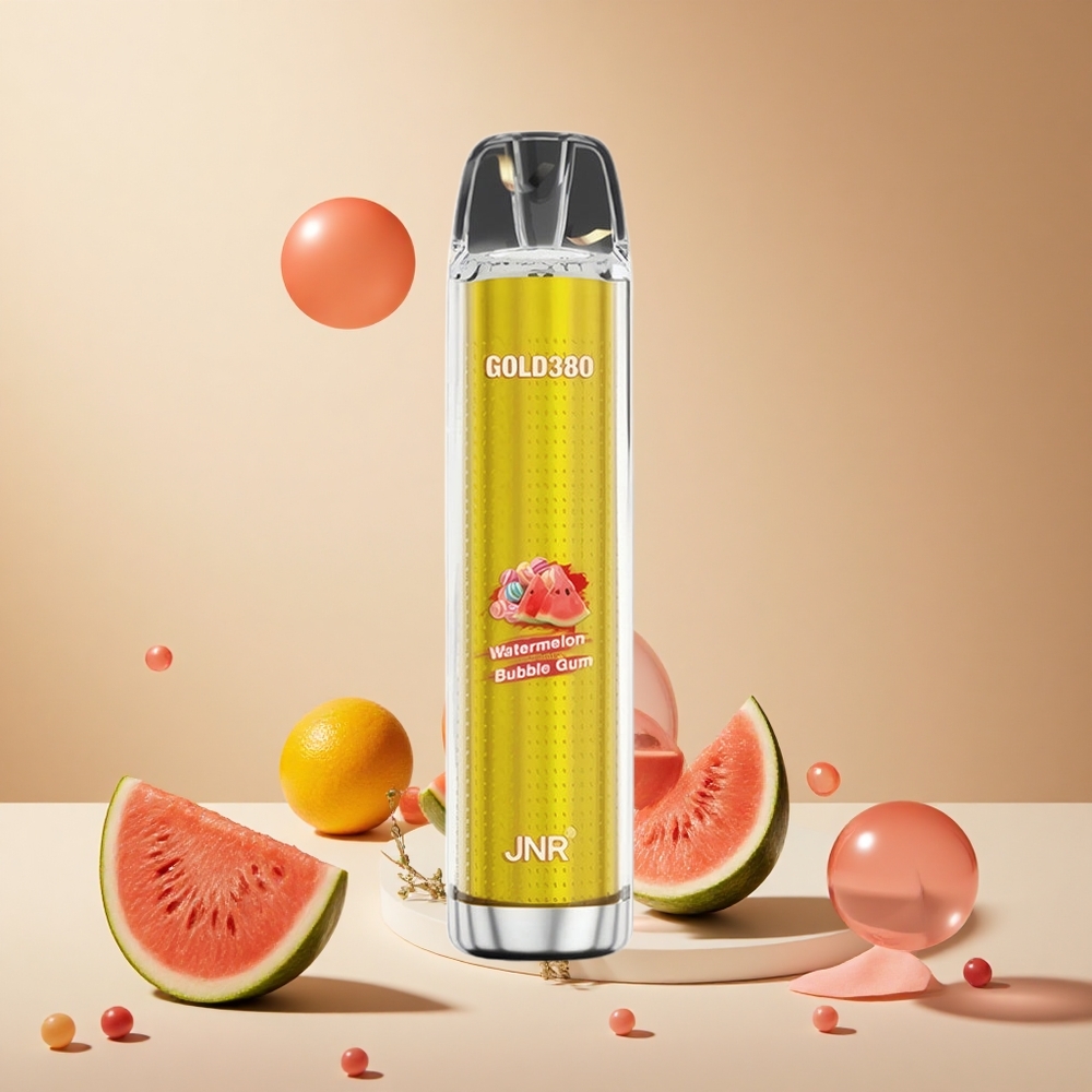 Watermelon Bubble Gum JNR Gold380 6000 Puffs wholesale vapes Ireland 13ml