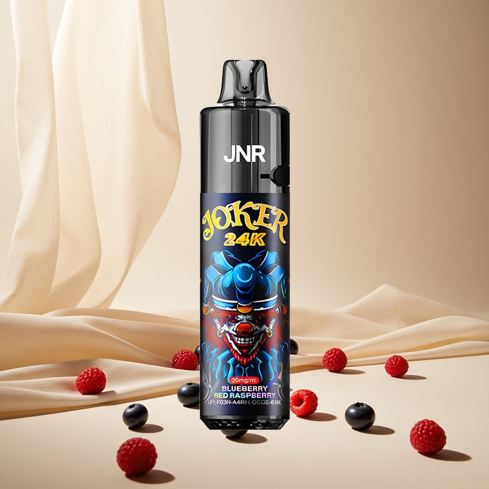 Blueberry Red Raspberry JNR Joker 24K Puffs wholesale vapes Ireland Refillable Pod