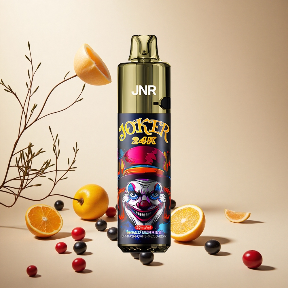 Mixed Berries JNR Joker 24K Puffs wholesale vapes Ireland 2+10ml Refillable Pod