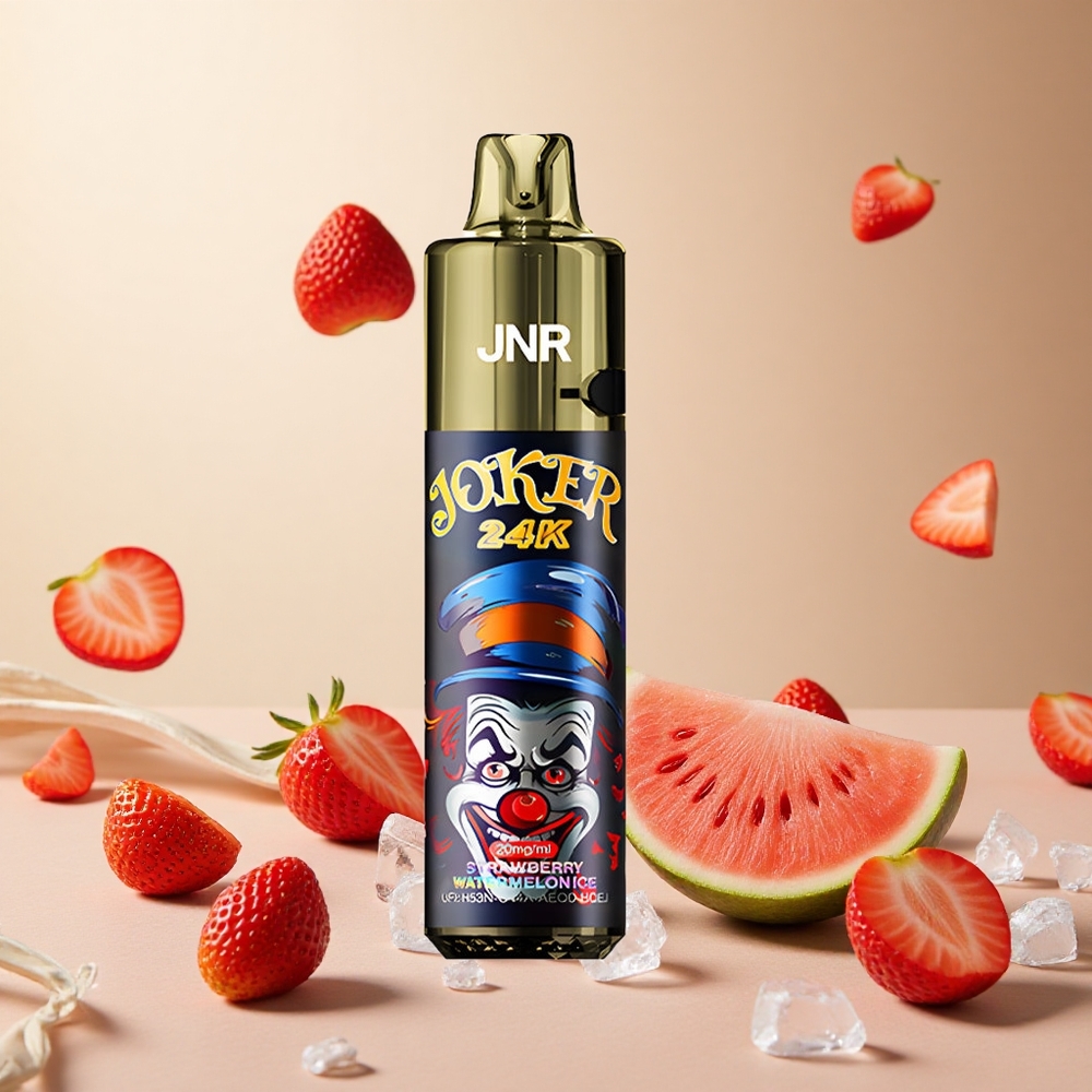 Strawberry Watermelon Ice JNR Joker 24K Puffs wholesale vapes Ireland 2+10ml Refillable Pod