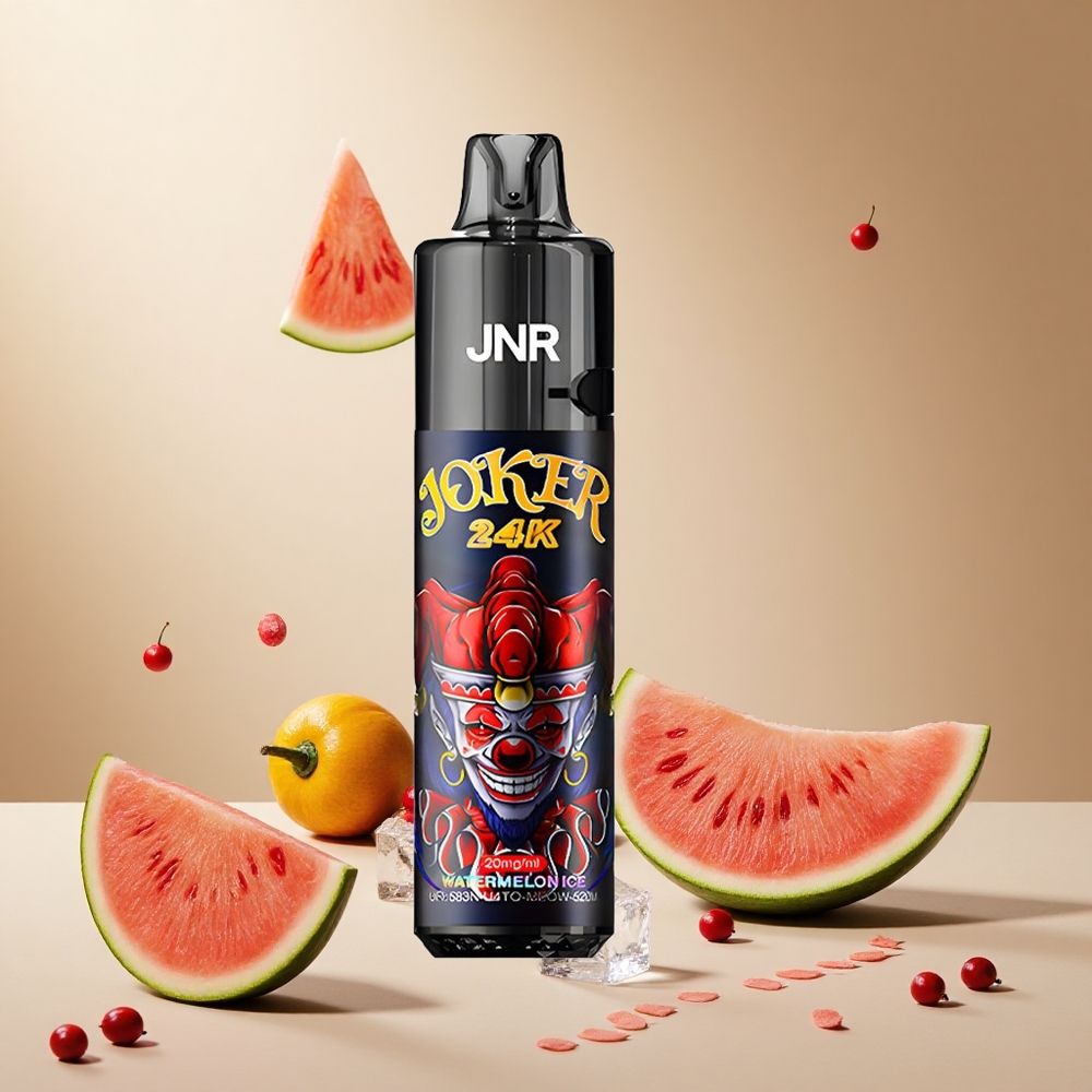 Watermelon Ice JNR Joker 24K Puffs wholesale vapes Ireland Refillable Pod