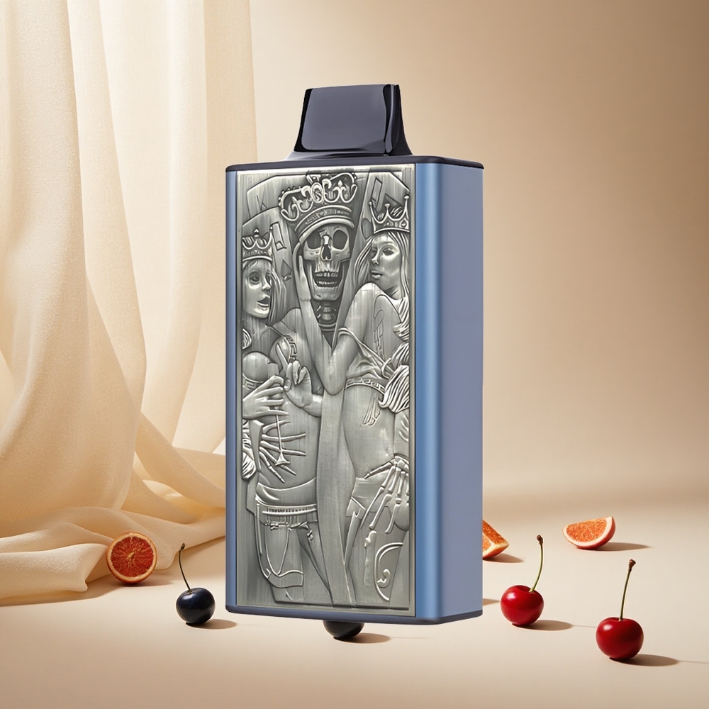 Blue Razz Cherry JNR Mega Box 25000 Puffs wholesale vapes Ireland Dual Mesh Coil