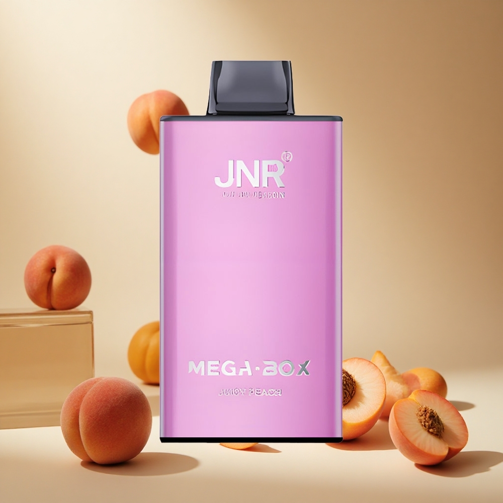 Juicy Peach JNR Mega Box 25000 Puffs wholesale vapes Ireland Dual Mesh Coil